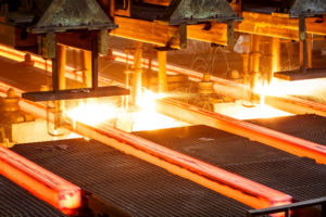 Image of custom steel industry components.